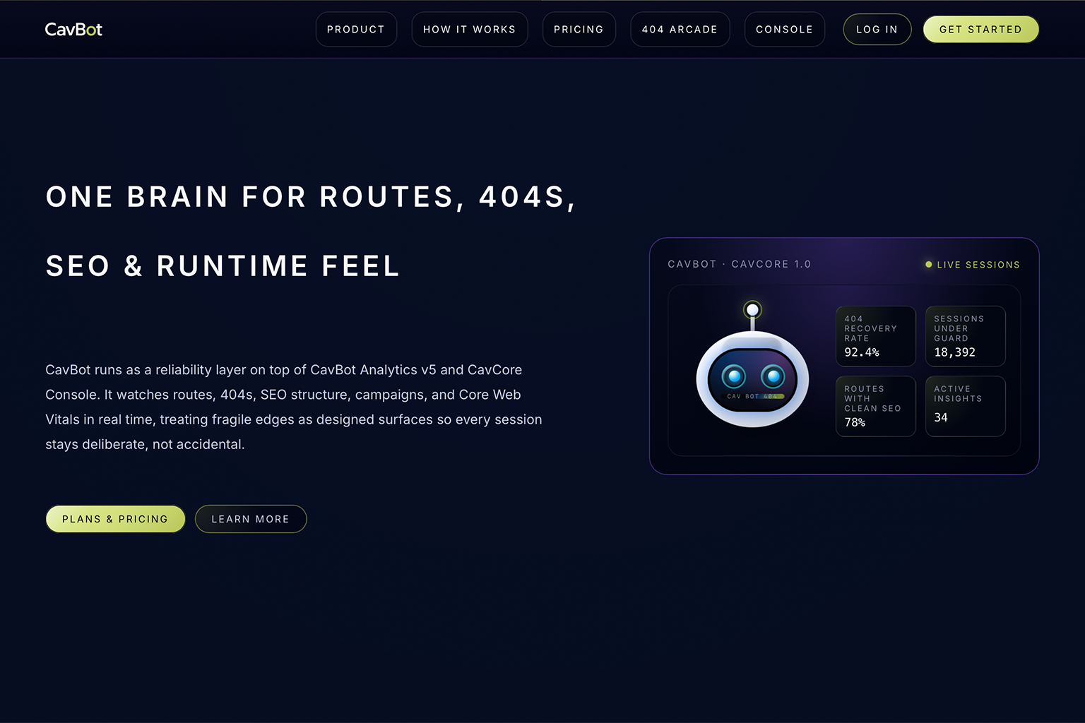 CavBot screenshot 01