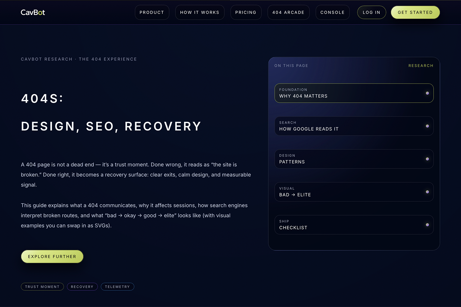 CavBot screenshot 06