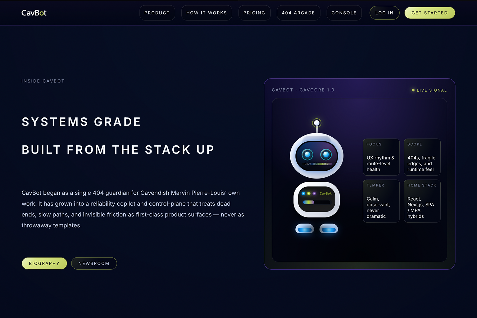 CavBot screenshot 08