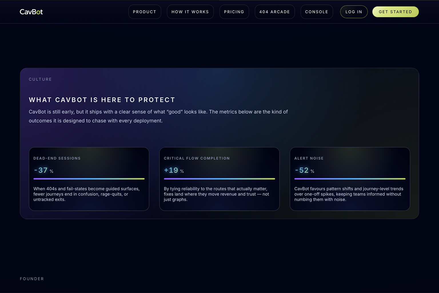 CavBot screenshot 09