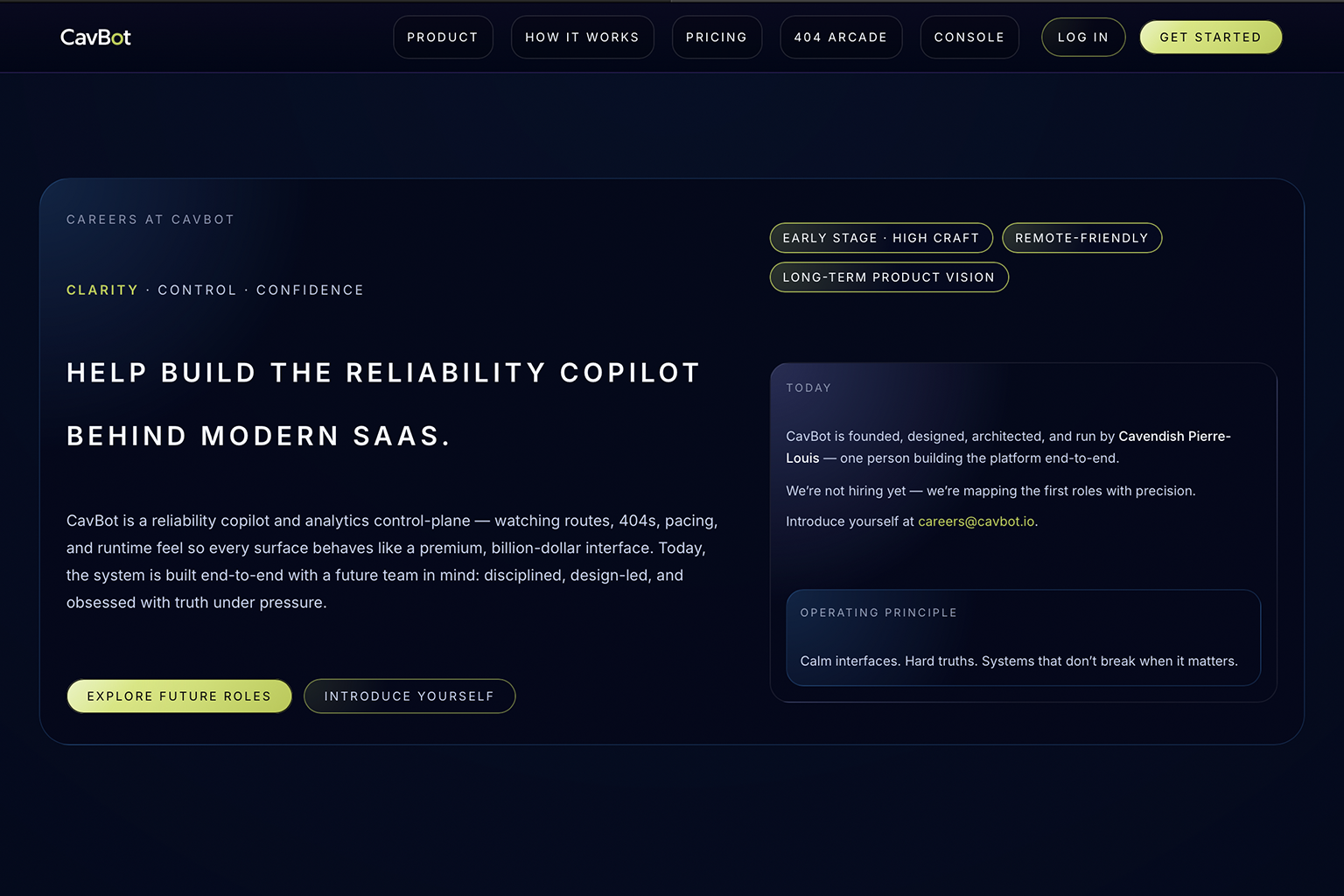 CavBot screenshot 07
