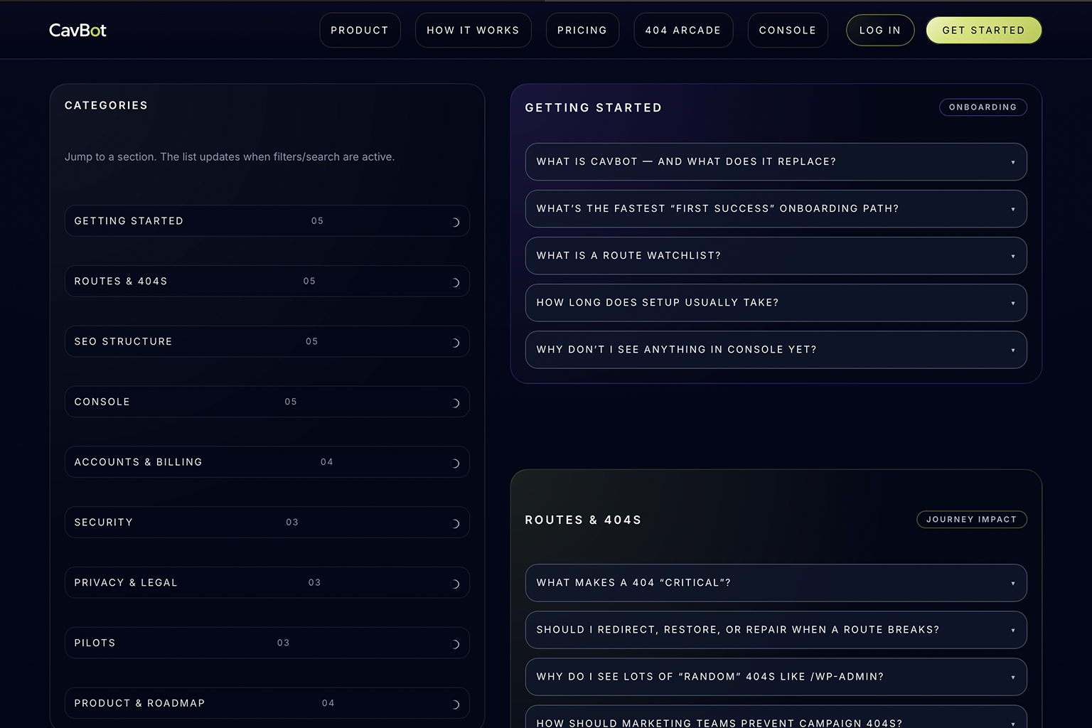 CavBot screenshot 10